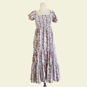 opt Floral Midi Tier Dress